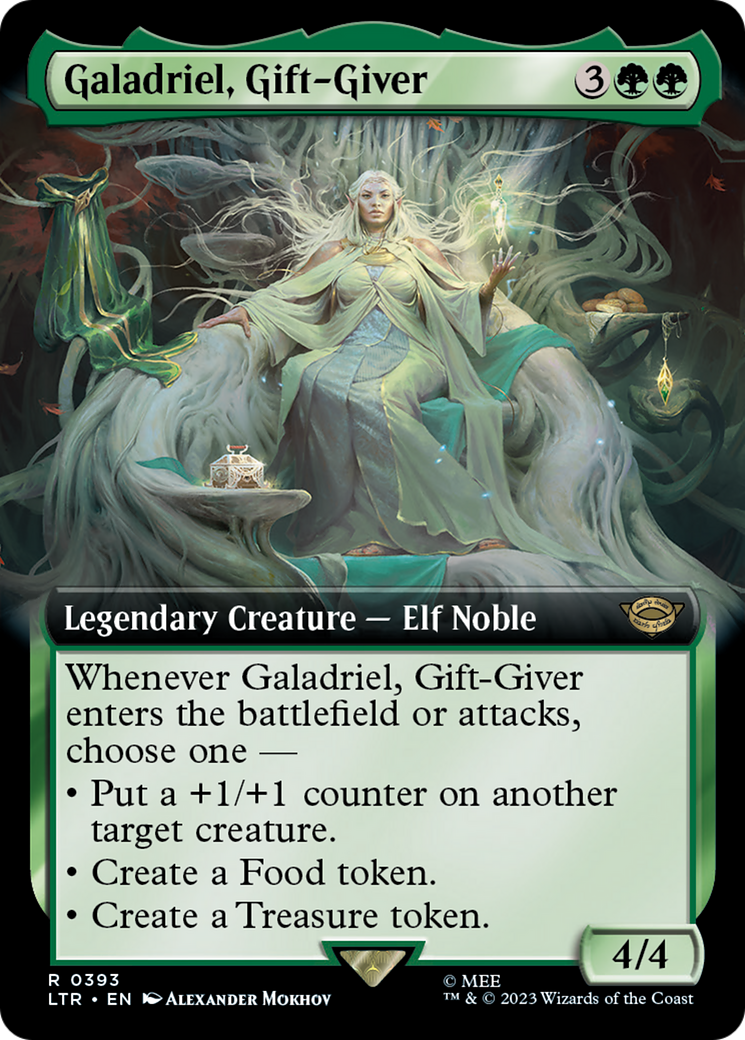 Galadriel, Gift-Giver (Extended Art) [The Lord of the Rings: Tales of Middle-Earth] MTG Single Magic: The Gathering    | Red Claw Gaming