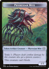 Phyrexian Mite (012) // The Hollow Sentinel Double-Sided Token [Phyrexia: All Will Be One Tokens] MTG Single Magic: The Gathering    | Red Claw Gaming