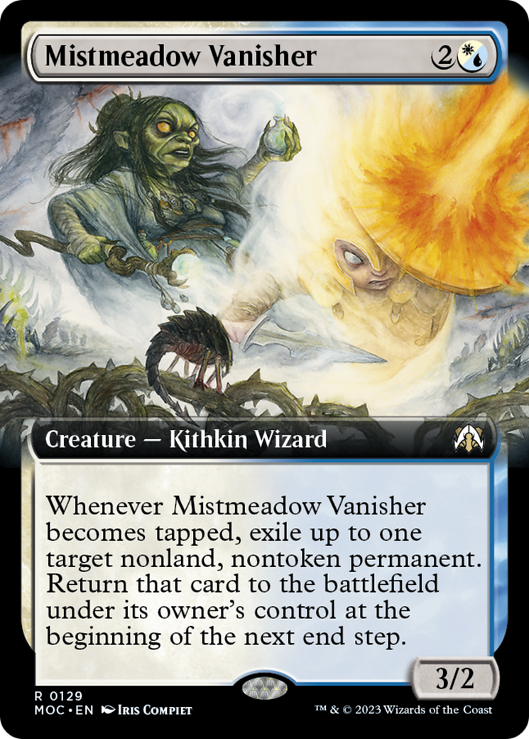 Mistmeadow Vanisher (Extended Art) [March of the Machine Commander] MTG Single Magic: The Gathering    | Red Claw Gaming