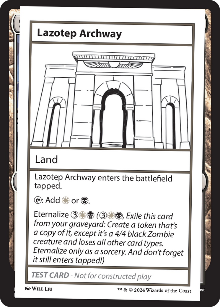 Lazotep Archway [Mystery Booster 2 Playtest Cards] MTG Single Magic: The Gathering    | Red Claw Gaming