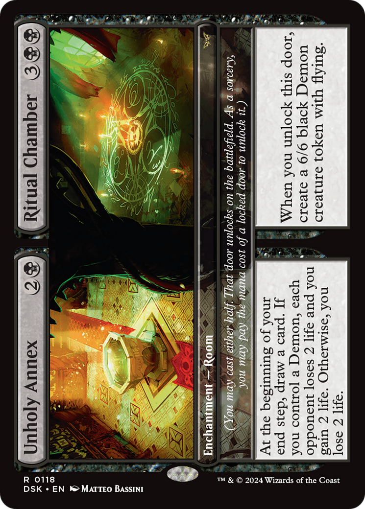 Unholy Annex // Ritual Chamber [Duskmourn: House of Horror] MTG Single Magic: The Gathering    | Red Claw Gaming