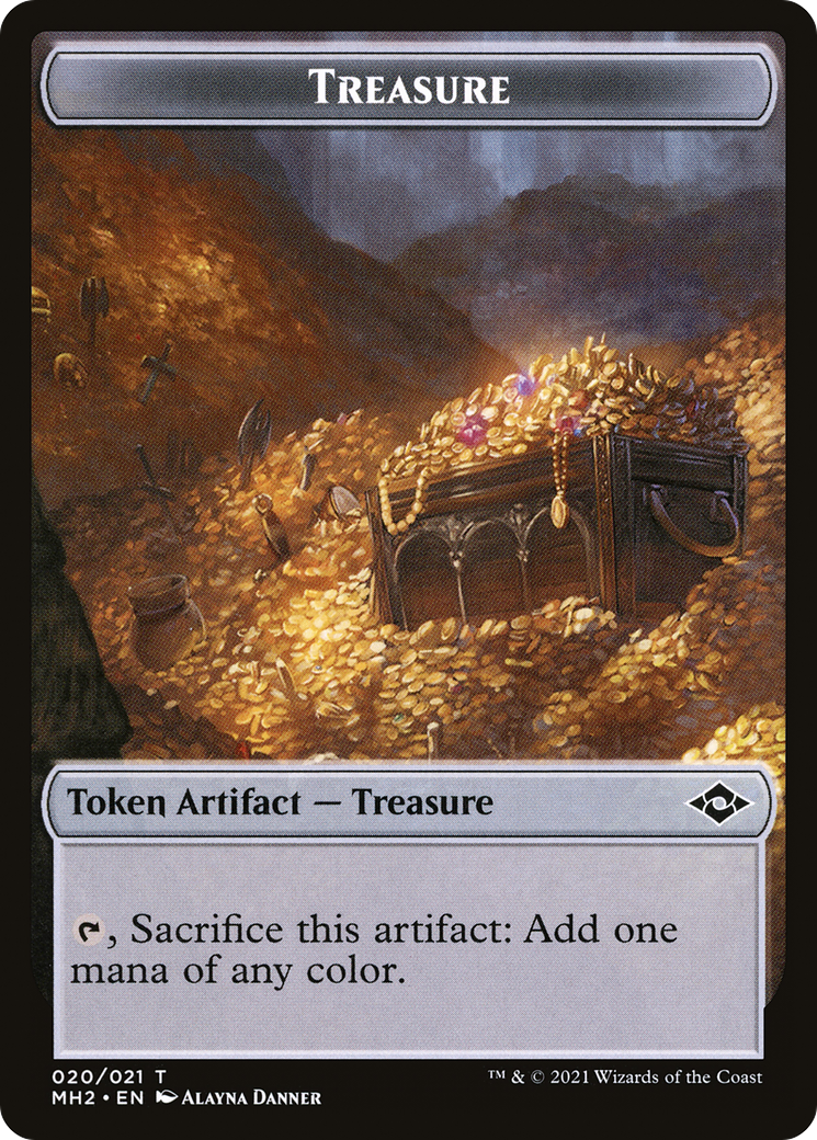 Treasure // Insect Double-Sided Token [Secret Lair: Heads I Win, Tails You Lose Tokens] MTG Single Magic: The Gathering    | Red Claw Gaming