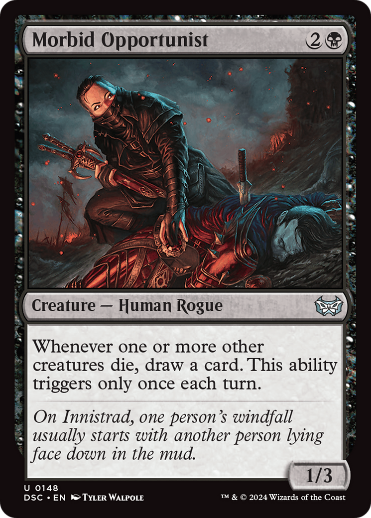 Morbid Opportunist [Duskmourn: House of Horror Commander] MTG Single Magic: The Gathering    | Red Claw Gaming