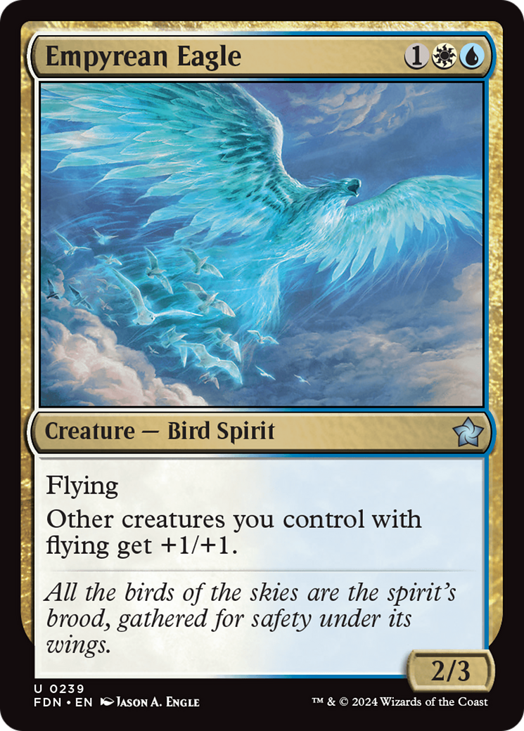 Empyrean Eagle [Foundations] MTG Single Magic: The Gathering    | Red Claw Gaming