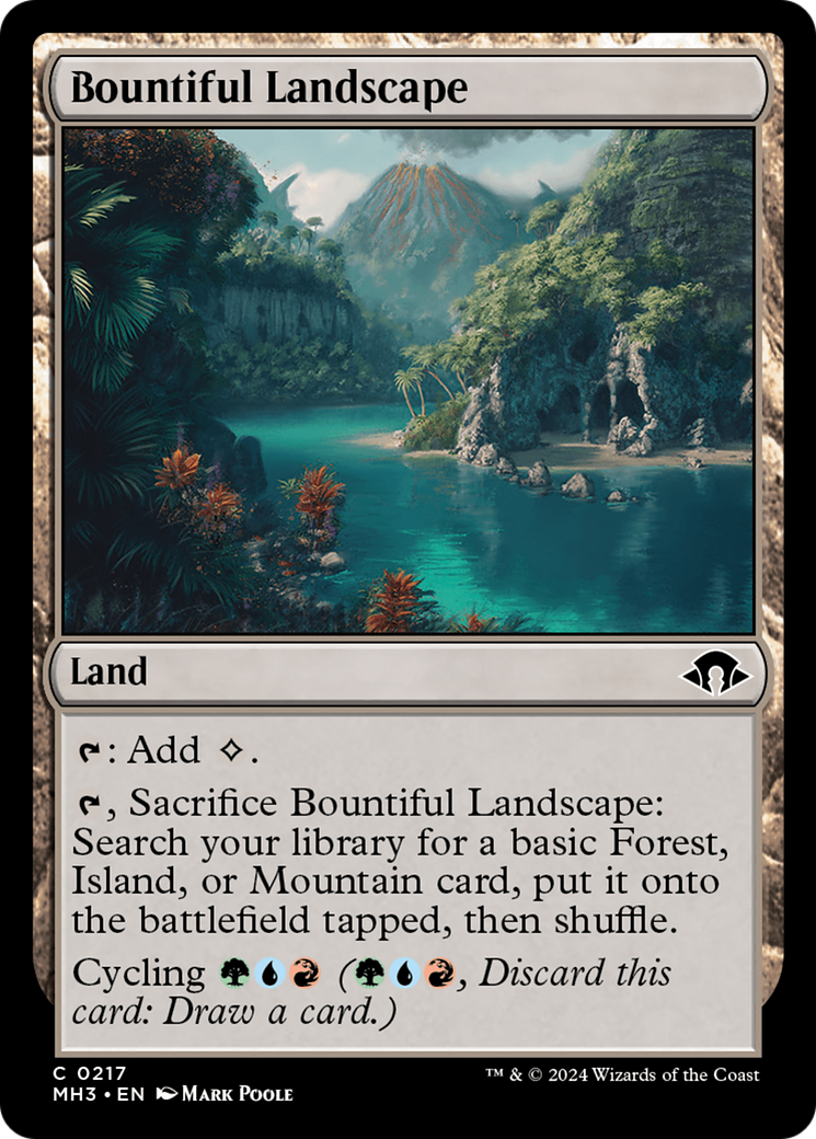 Bountiful Landscape [Modern Horizons 3] MTG Single Magic: The Gathering    | Red Claw Gaming