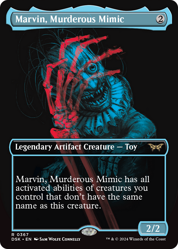 Marvin, Murderous Mimic (Showcase) [Duskmourn: House of Horror] MTG Single Magic: The Gathering    | Red Claw Gaming