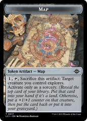 Map // Fungus Double-Sided Token [The Lost Caverns of Ixalan Tokens] MTG Single Magic: The Gathering    | Red Claw Gaming