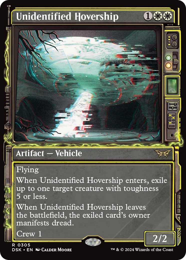 Unidentified Hovership (Showcase) [Duskmourn: House of Horror] MTG Single Magic: The Gathering    | Red Claw Gaming