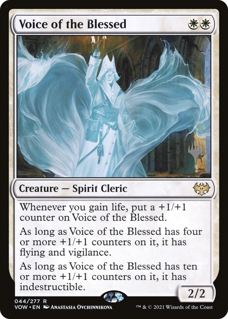 Voice of the Blessed (Promo Pack) [The Brothers' War Promos] MTG Single Magic: The Gathering    | Red Claw Gaming