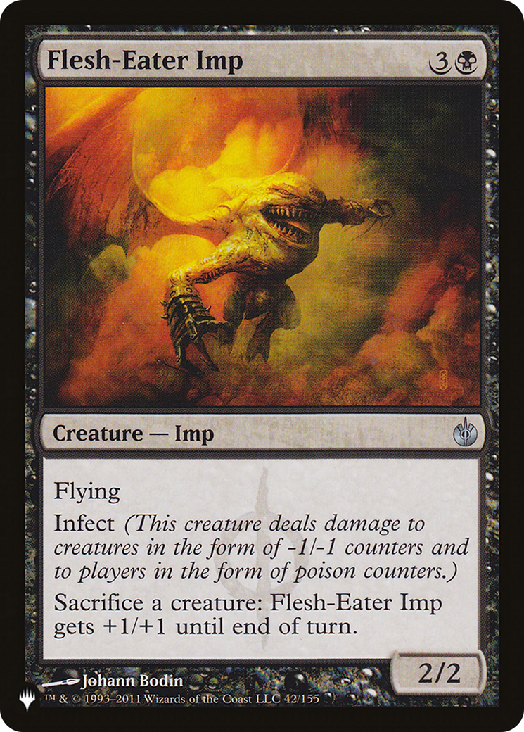 Flesh-Eater Imp [The List Reprints] MTG Single Magic: The Gathering    | Red Claw Gaming