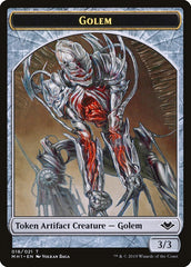 Zombie // Golem Double-Sided Token [Modern Horizons Tokens] MTG Single Magic: The Gathering    | Red Claw Gaming