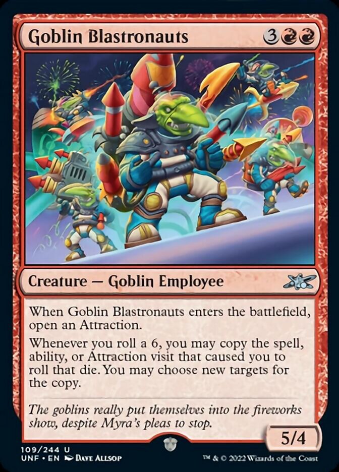 Goblin Blastronauts [Unfinity] MTG Single Magic: The Gathering    | Red Claw Gaming