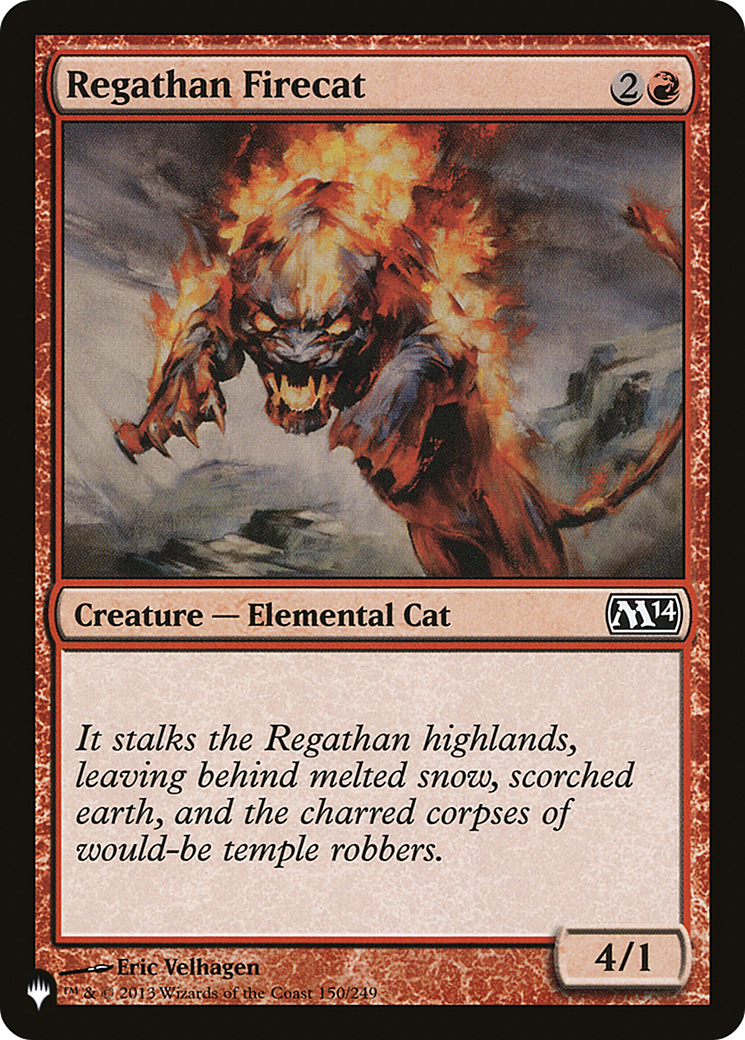 Regathan Firecat [The List] MTG Single Magic: The Gathering    | Red Claw Gaming