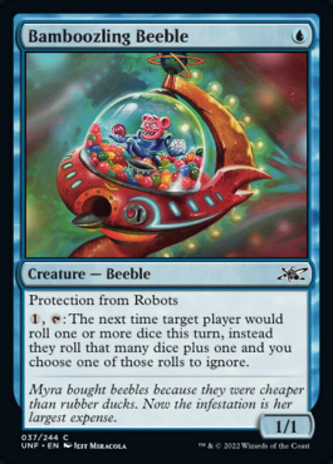 Bamboozling Beeble [Unfinity] MTG Single Magic: The Gathering    | Red Claw Gaming