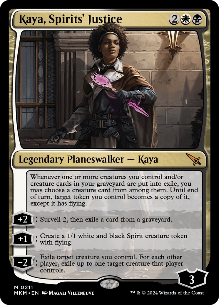 Kaya, Spirits' Justice [Murders at Karlov Manor] MTG Single Magic: The Gathering    | Red Claw Gaming