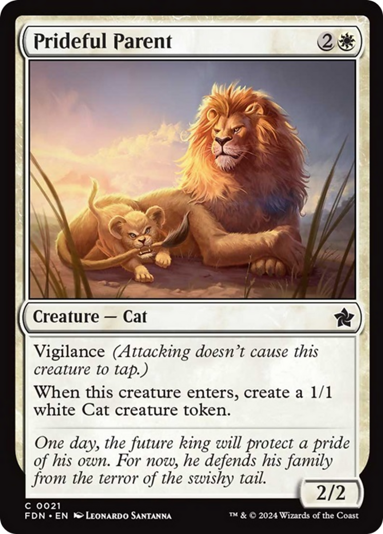 Prideful Parent [Foundations] MTG Single Magic: The Gathering | Red Claw Gaming