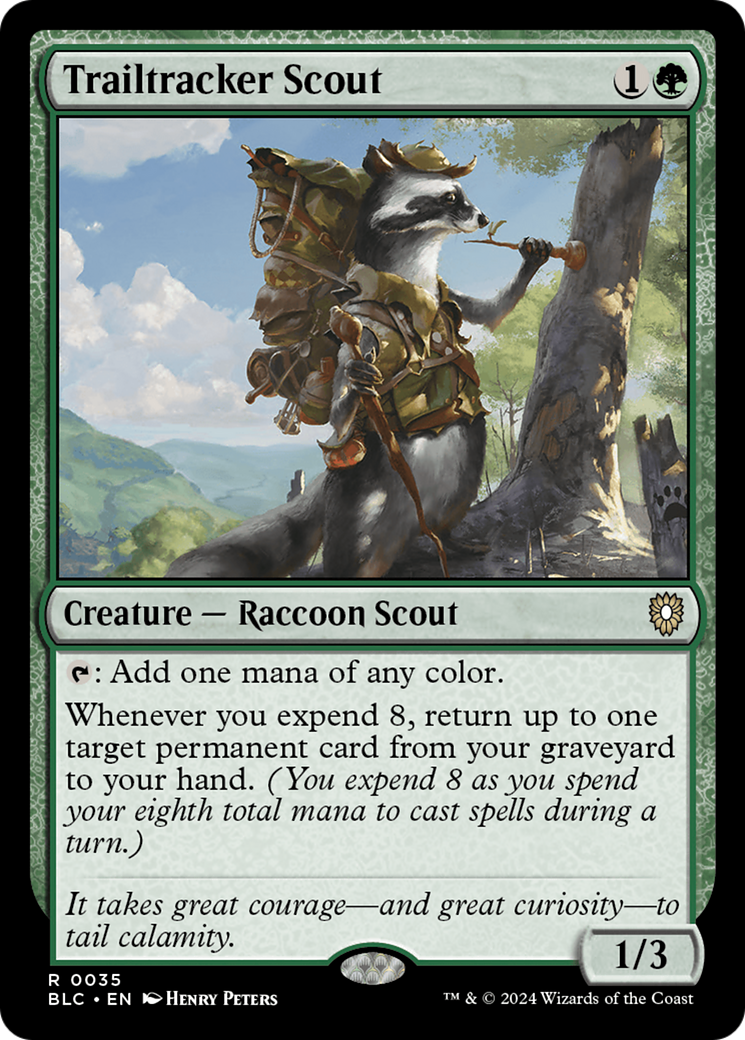 Trailtracker Scout [Bloomburrow Commander] MTG Single Magic: The Gathering    | Red Claw Gaming