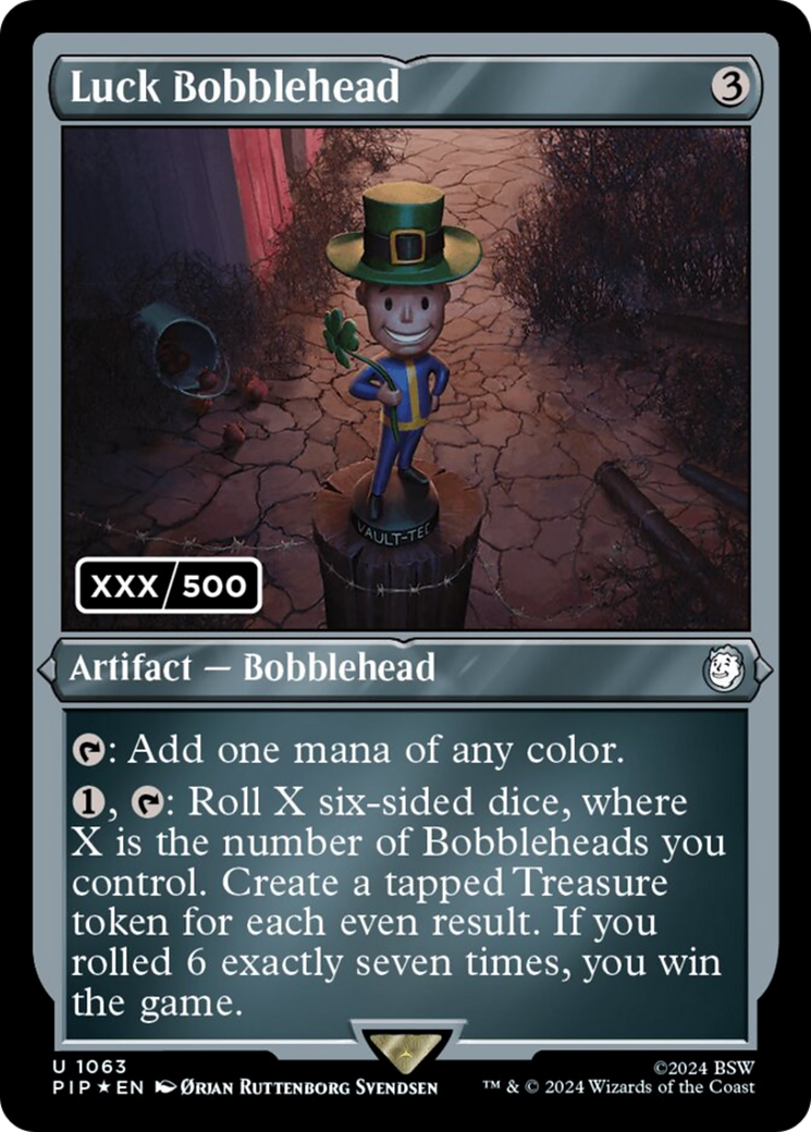 Luck Bobblehead (Serial Numbered) [Fallout] MTG Single Magic: The Gathering    | Red Claw Gaming