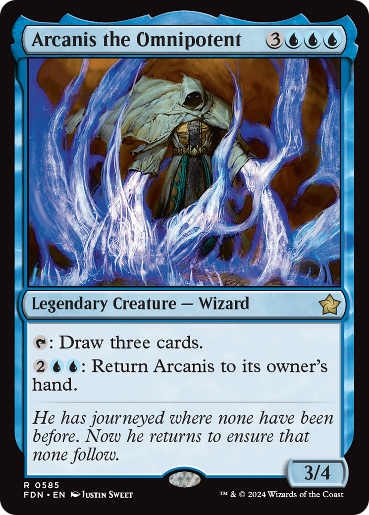 Arcanis the Omnipotent [Foundations] MTG Single Magic: The Gathering | Red Claw Gaming