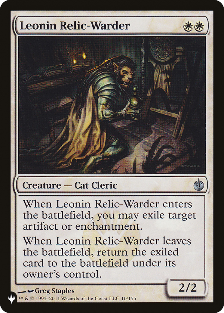 Leonin Relic-Warder (MBS) [The List] MTG Single Magic: The Gathering | Red Claw Gaming