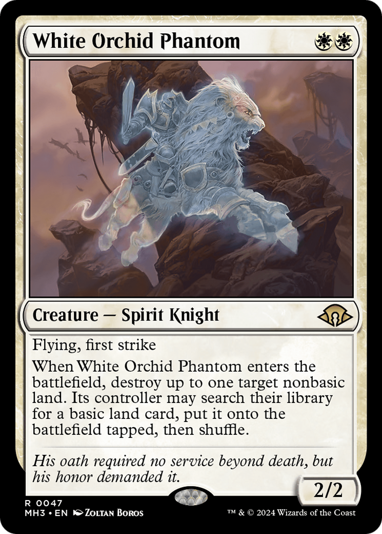 White Orchid Phantom [Modern Horizons 3] MTG Single Magic: The Gathering    | Red Claw Gaming