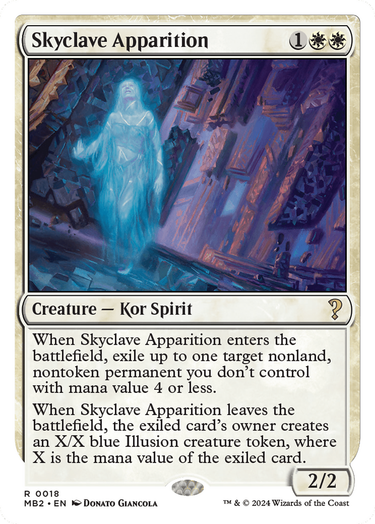 Skyclave Apparition (White Border) [Mystery Booster 2] MTG Single Magic: The Gathering    | Red Claw Gaming