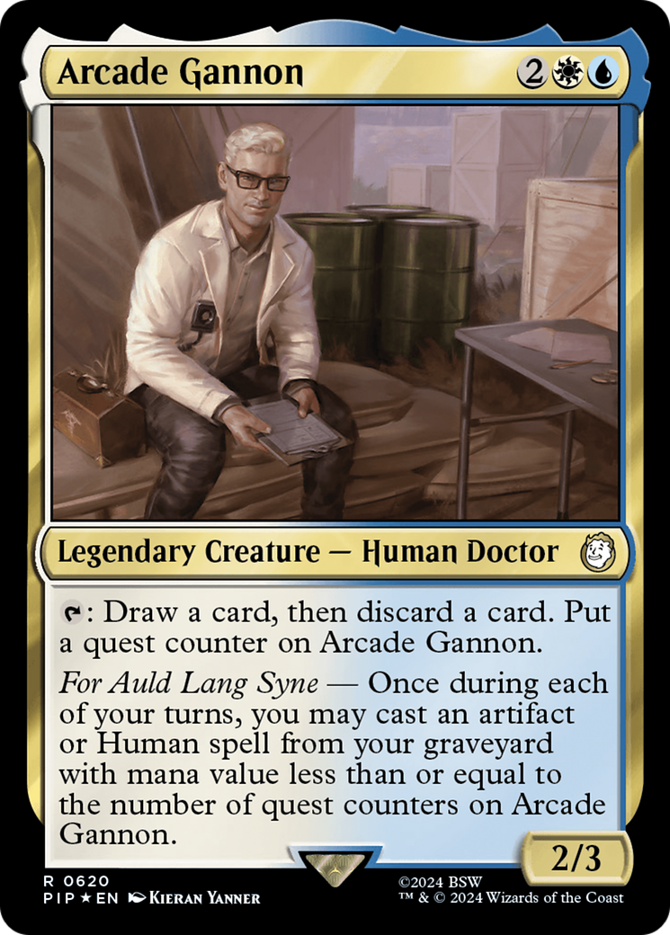 Arcade Gannon (Surge Foil) [Fallout] MTG Single Magic: The Gathering    | Red Claw Gaming