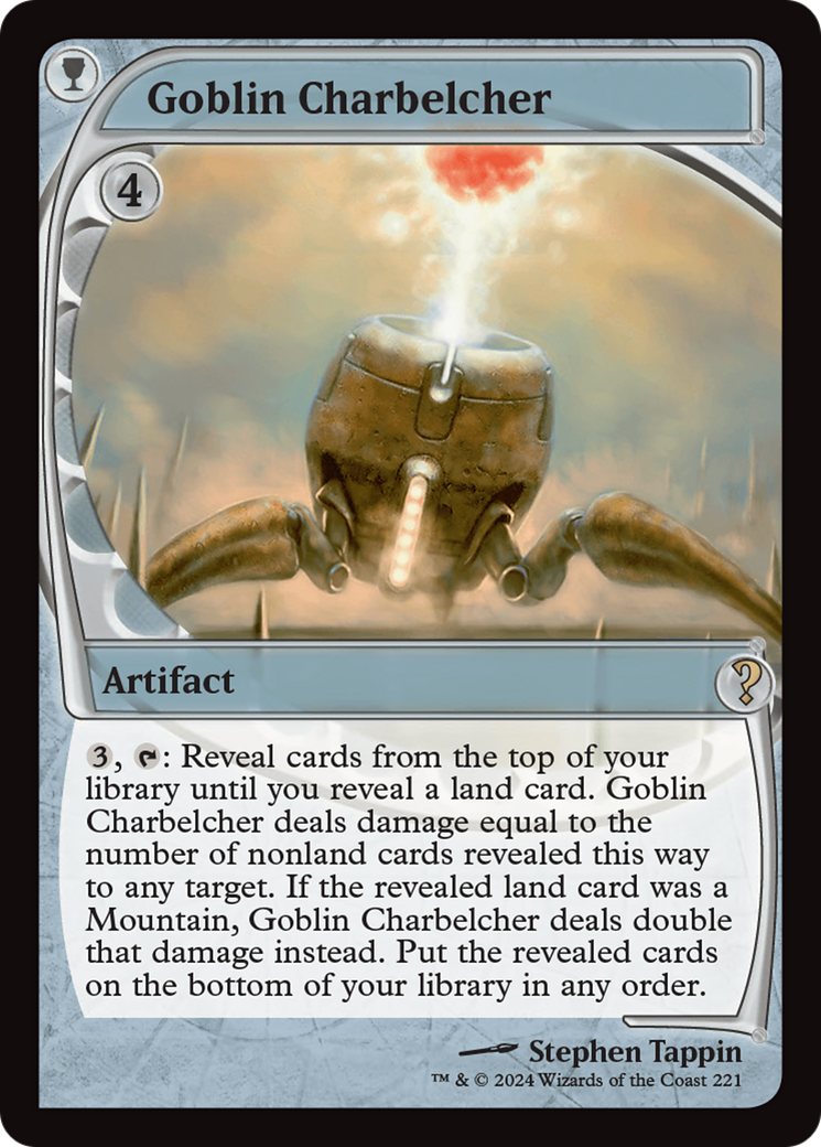 Goblin Charbelcher (Future Sight) [Mystery Booster 2] MTG Single Magic: The Gathering    | Red Claw Gaming