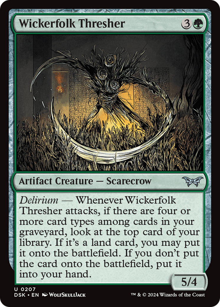 Wickerfolk Thresher [Duskmourn: House of Horror] MTG Single Magic: The Gathering    | Red Claw Gaming