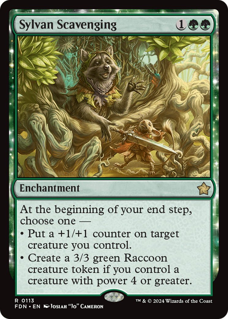 Sylvan Scavenging [Foundations] MTG Single Magic: The Gathering | Red Claw Gaming