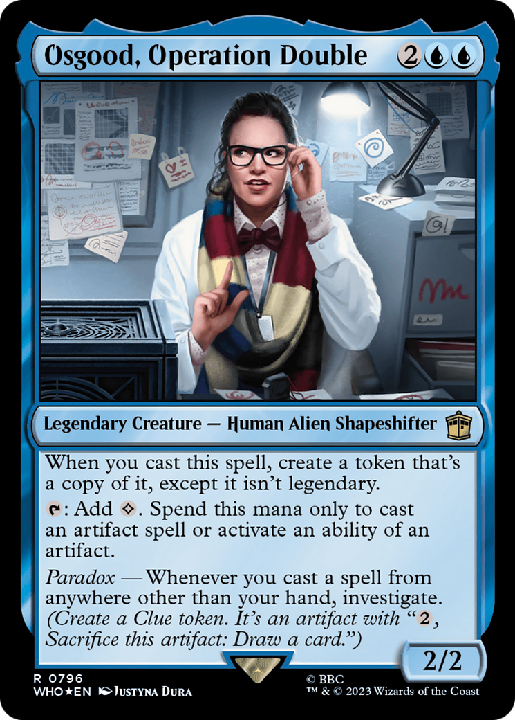 Osgood, Operation Double (Surge Foil) [Doctor Who] MTG Single Magic: The Gathering    | Red Claw Gaming