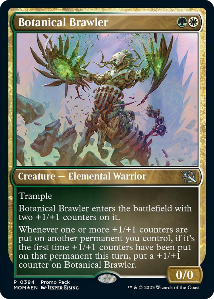 Botanical Brawler (Promo Pack) [March of the Machine Promos] MTG Single Magic: The Gathering    | Red Claw Gaming