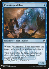 Phantasmal Bear [Mystery Booster] MTG Single Magic: The Gathering    | Red Claw Gaming