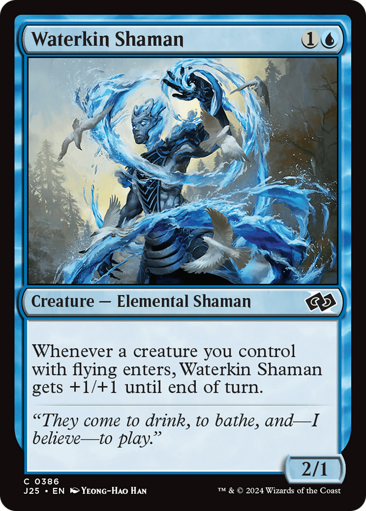 Waterkin Shaman [Foundations Jumpstart] MTG Single Magic: The Gathering | Red Claw Gaming