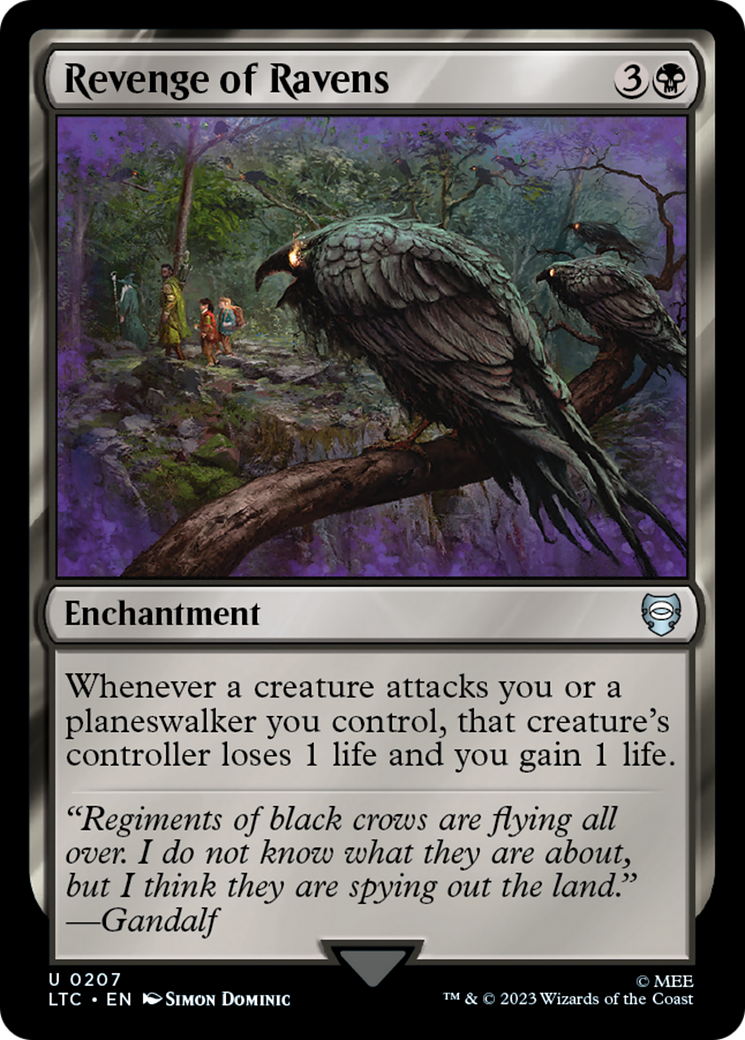 Revenge of Ravens [The Lord of the Rings: Tales of Middle-Earth Commander] MTG Single Magic: The Gathering    | Red Claw Gaming