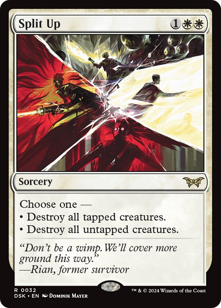 Split Up [Duskmourn: House of Horror] MTG Single Magic: The Gathering    | Red Claw Gaming