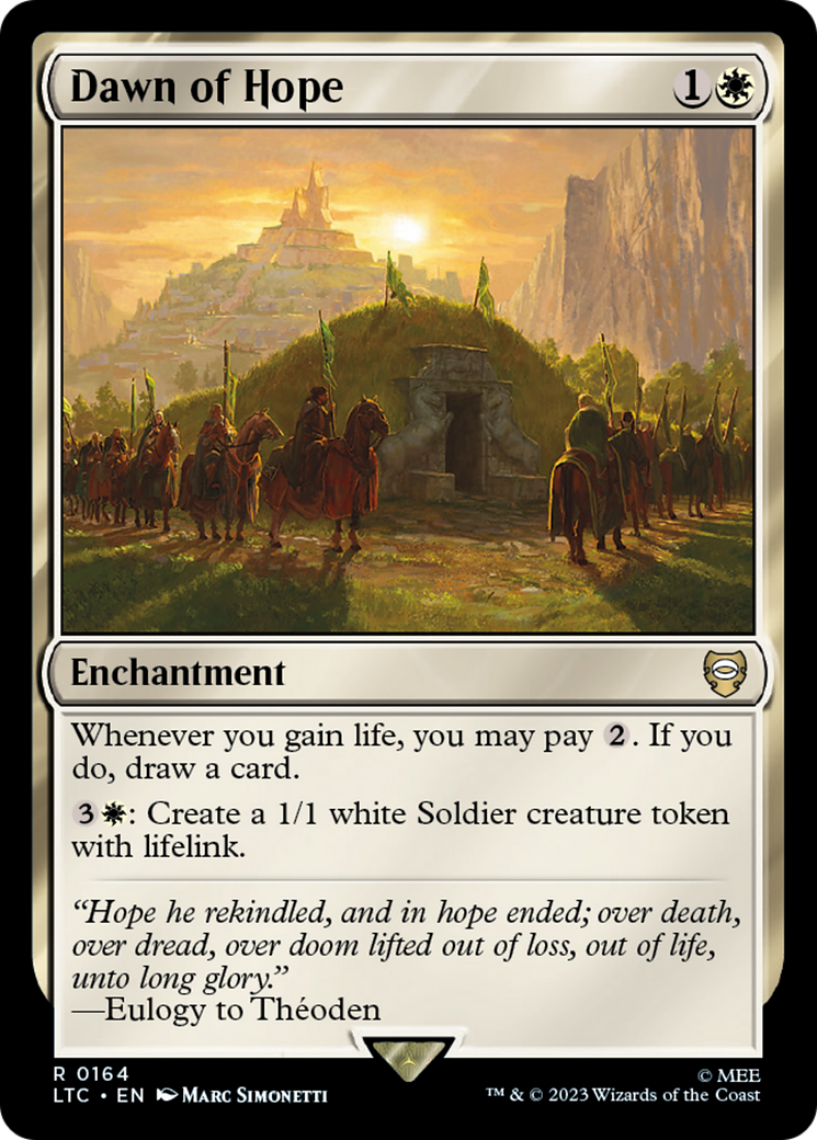 Dawn of Hope [The Lord of the Rings: Tales of Middle-Earth Commander] MTG Single Magic: The Gathering | Red Claw Gaming