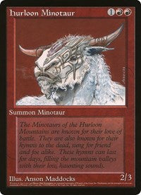 Hurloon Minotaur (Oversized) [Oversize Cards] MTG Single Magic: The Gathering    | Red Claw Gaming