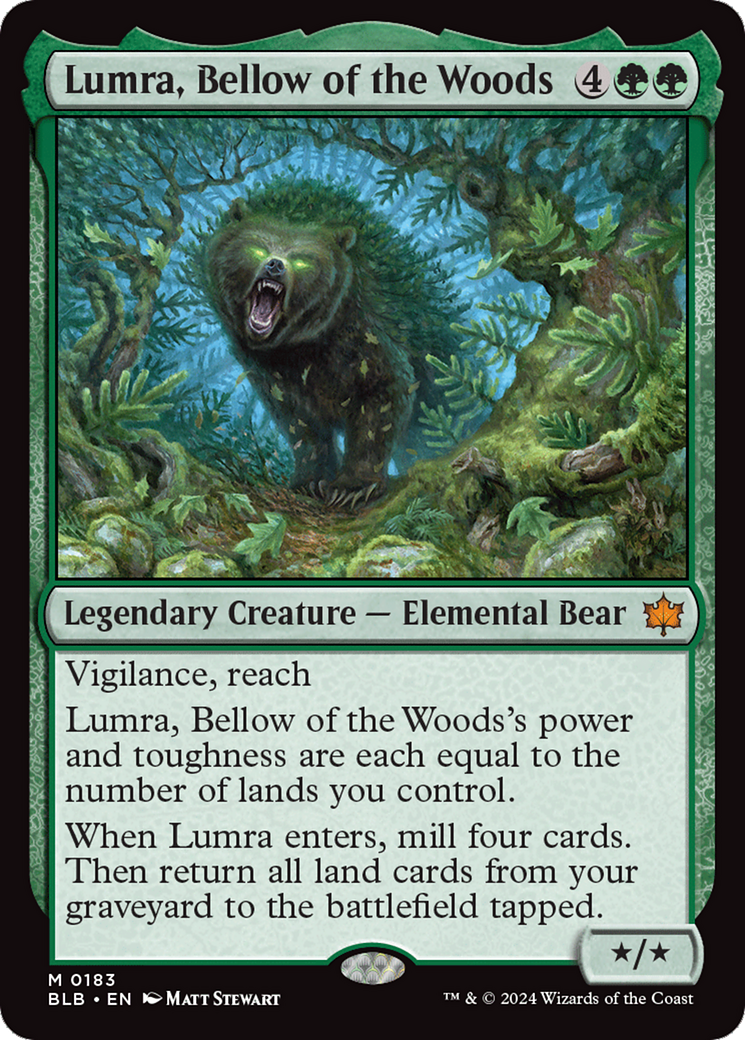 Lumra, Bellow of the Woods [Bloomburrow] MTG Single Magic: The Gathering    | Red Claw Gaming