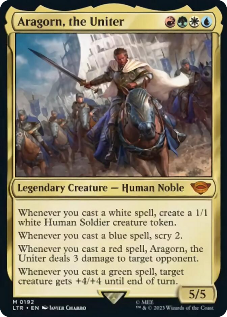 Aragorn, the Uniter [The Lord of the Rings: Tales of Middle-Earth] MTG Single Magic: The Gathering | Red Claw Gaming