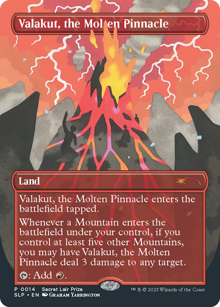 Valakut, the Molten Pinnacle [Secret Lair Showdown] MTG Single Magic: The Gathering    | Red Claw Gaming