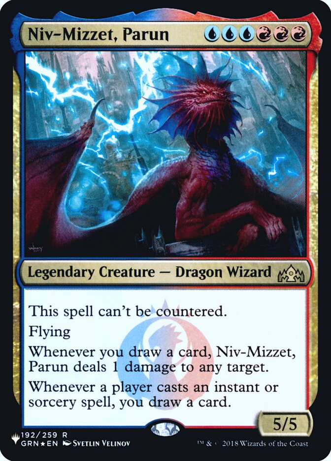 Niv-Mizzet, Parun [Secret Lair: Heads I Win, Tails You Lose] MTG Single Magic: The Gathering    | Red Claw Gaming