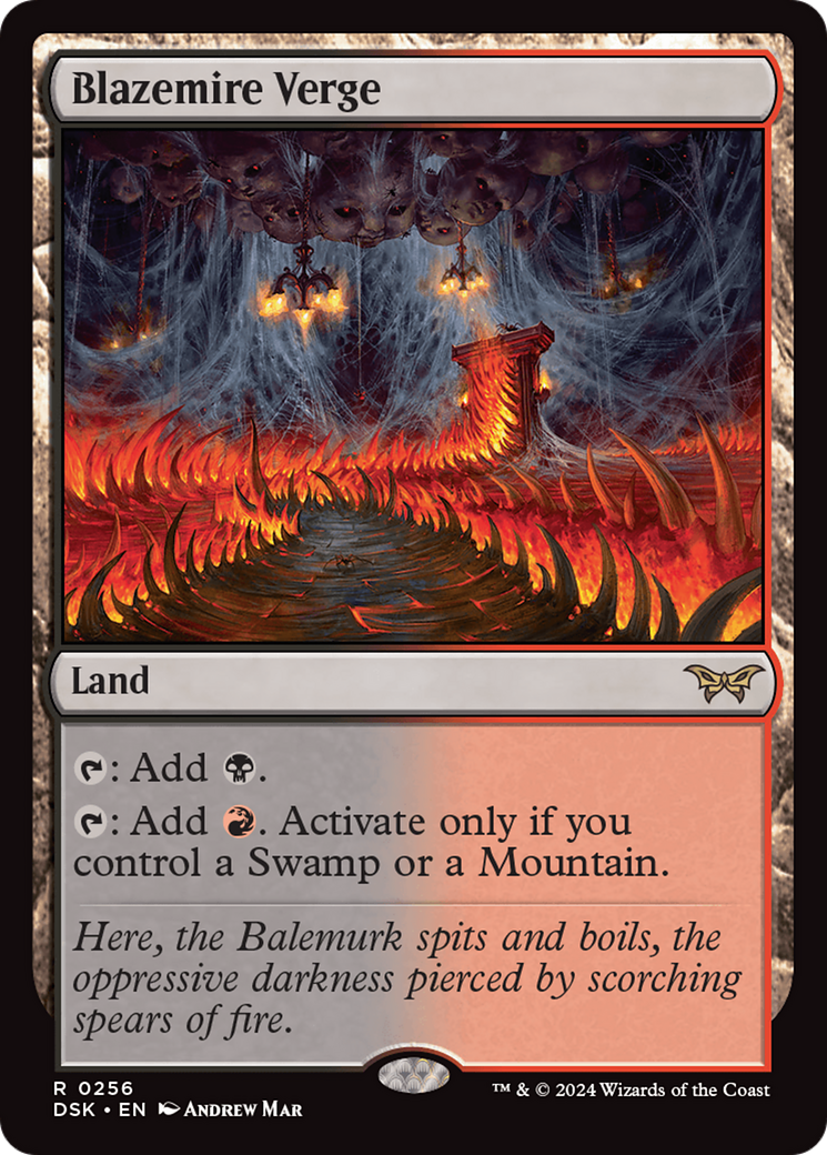 Blazemire Verge [Duskmourn: House of Horror] MTG Single Magic: The Gathering    | Red Claw Gaming