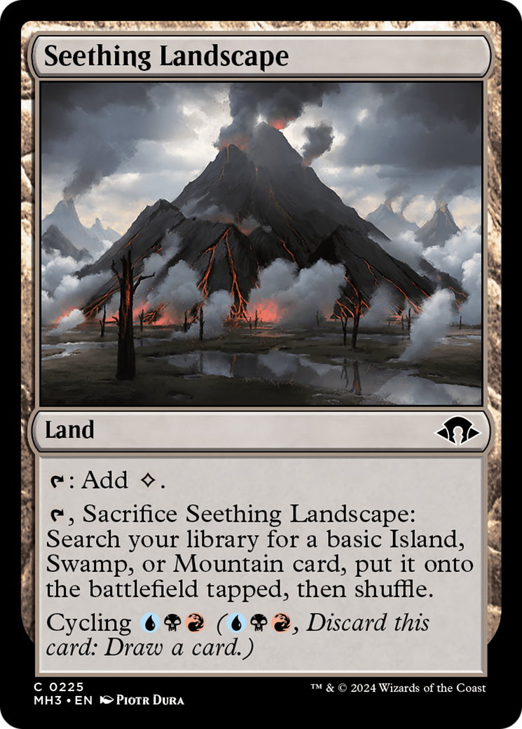 Seething Landscape [Modern Horizons 3] MTG Single Magic: The Gathering    | Red Claw Gaming