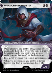 Roshan, Hidden Magister (Showcase) [Assassin's Creed] MTG Single Magic: The Gathering    | Red Claw Gaming