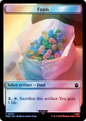 Dalek // Food (0057) Double-Sided Token (Surge Foil) [Doctor Who Tokens] MTG Single Magic: The Gathering | Red Claw Gaming