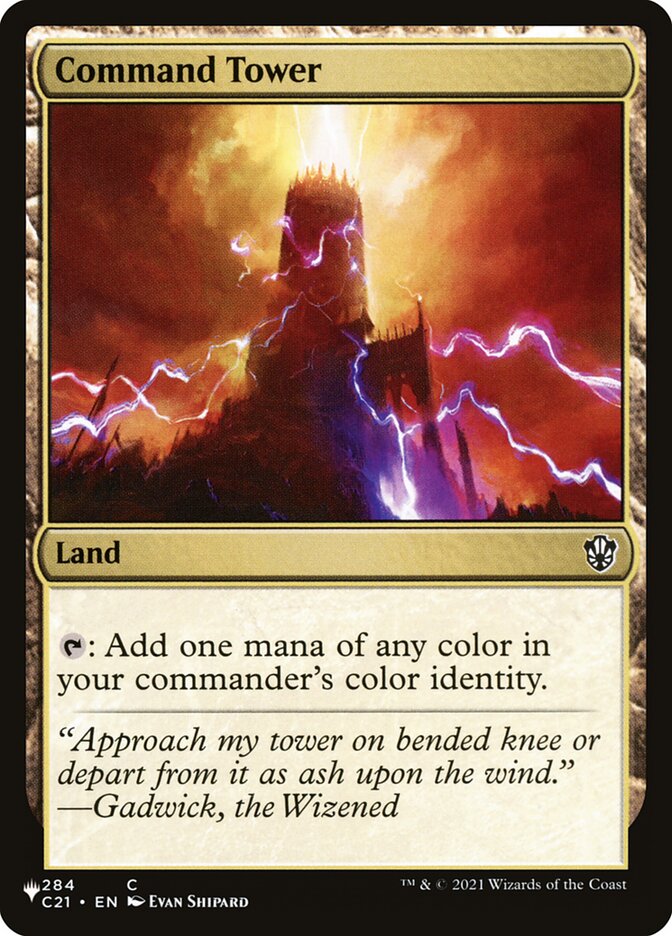 Command Tower [Secret Lair: Heads I Win, Tails You Lose] MTG Single Magic: The Gathering    | Red Claw Gaming