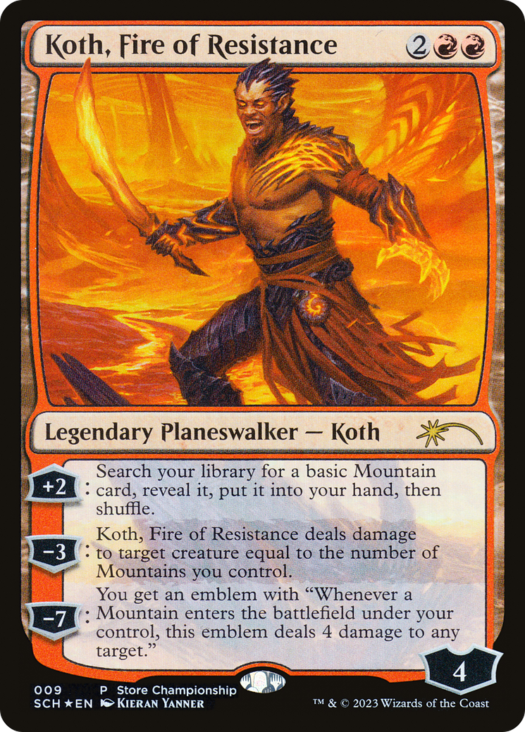 Koth, Fire of Resistance [Store Championships 2023] MTG Single Magic: The Gathering    | Red Claw Gaming