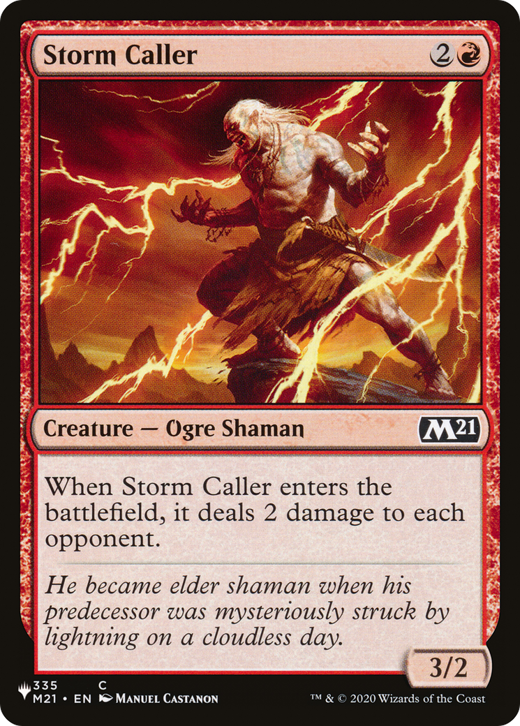 Storm Caller [The List Reprints] MTG Single Magic: The Gathering    | Red Claw Gaming