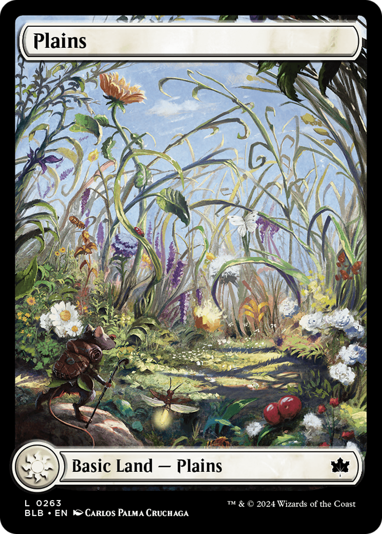 Plains (0263) [Bloomburrow] MTG Single Magic: The Gathering    | Red Claw Gaming